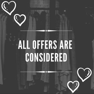 All offers are considered